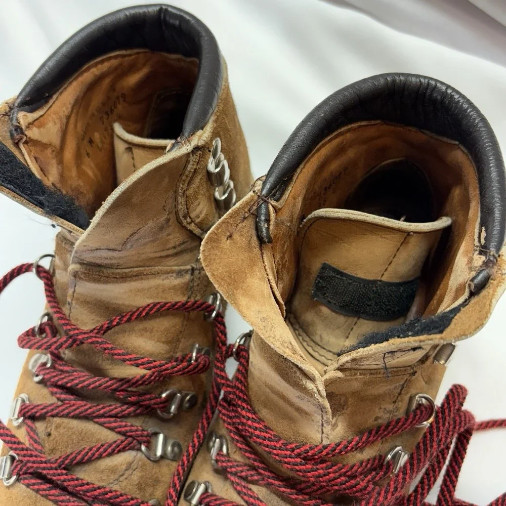 Vintage Dexter Mountaineer‎ Alpine Hiking Boots Men's 6 Women's 7 USA